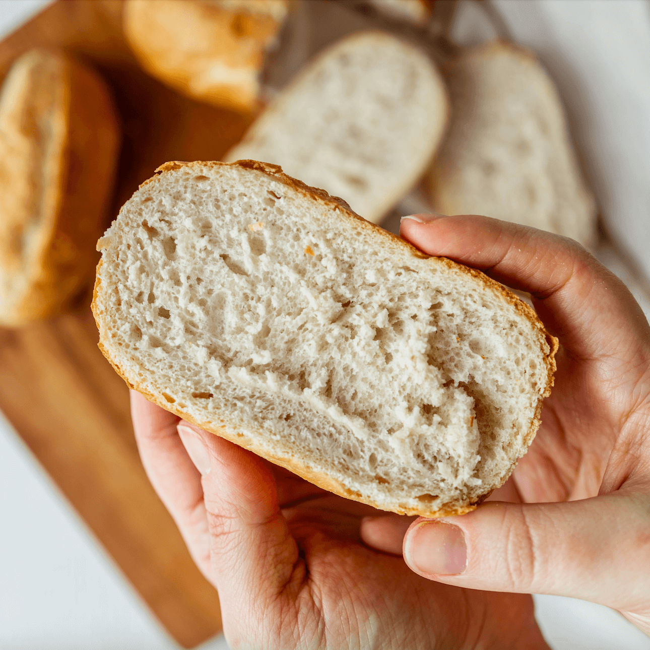 TheBrotBox German Bakers Rolls Crumb Texture -  German Vegan Baker's Rolls