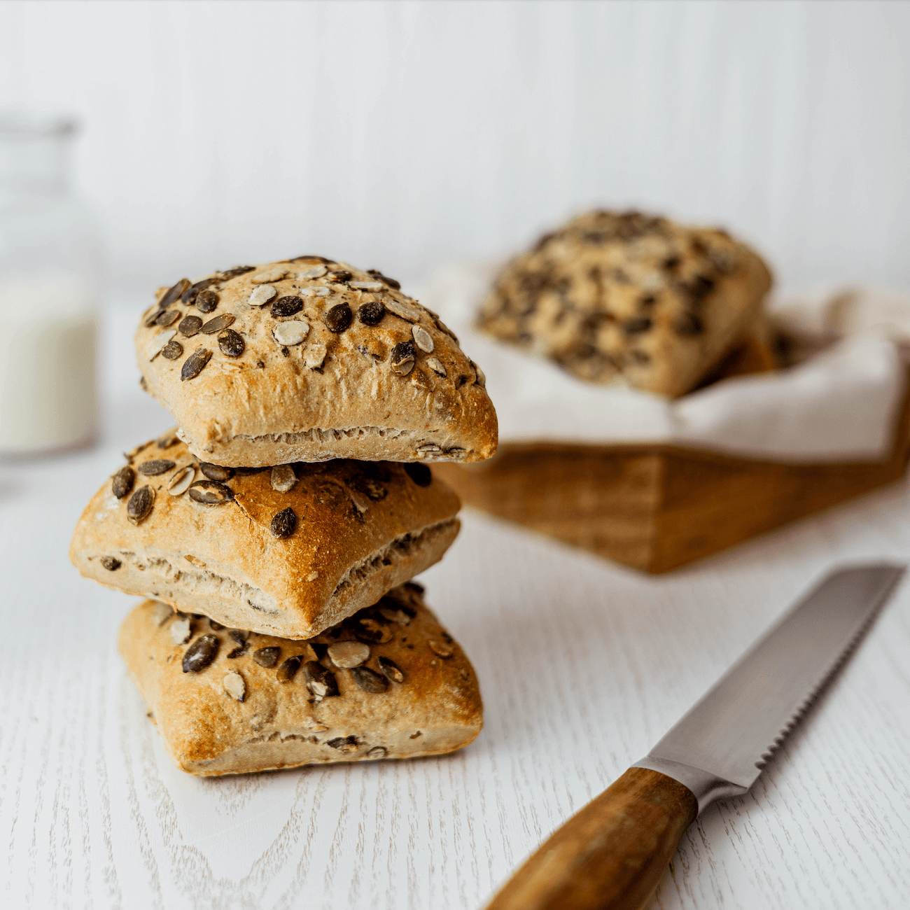 TheBrotBox German Pumpkin Seed Rolls Staple