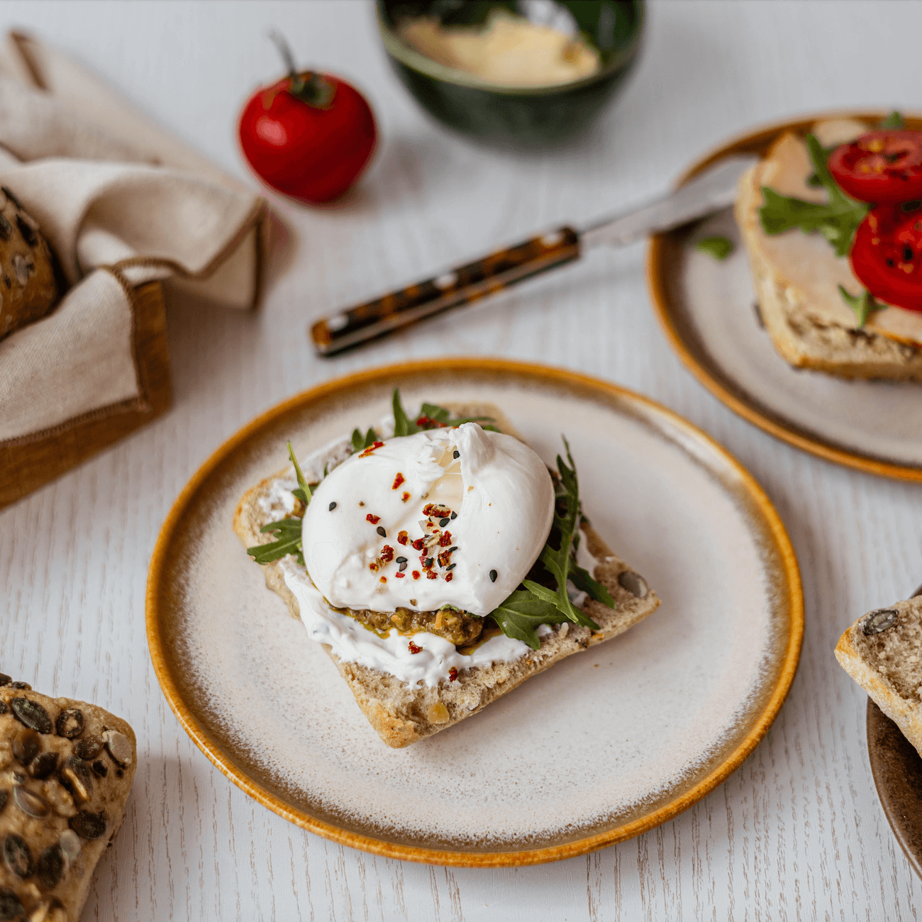 TheBrotBox German Pumpkin Seed Rolls Sandwich