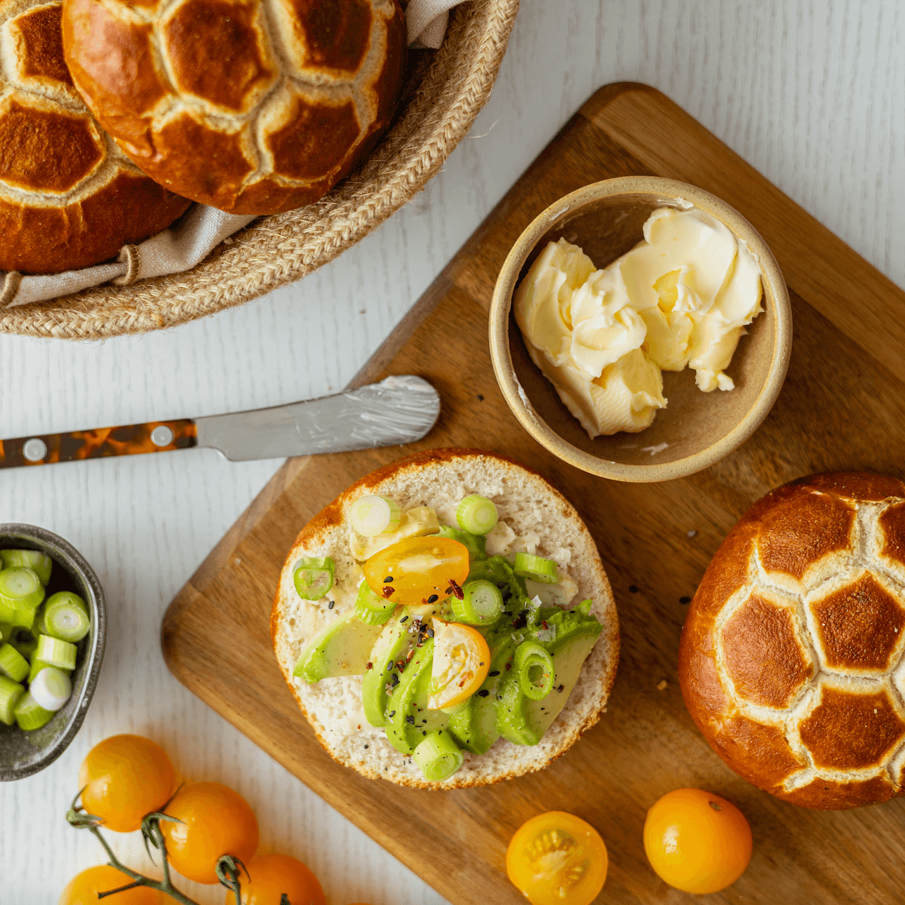 German Vegan Pretzel Sandwich Rolls - Enjoy Recipe