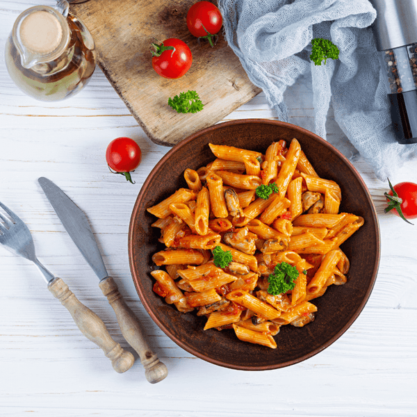 Italian Pennette with Tomato Sauce