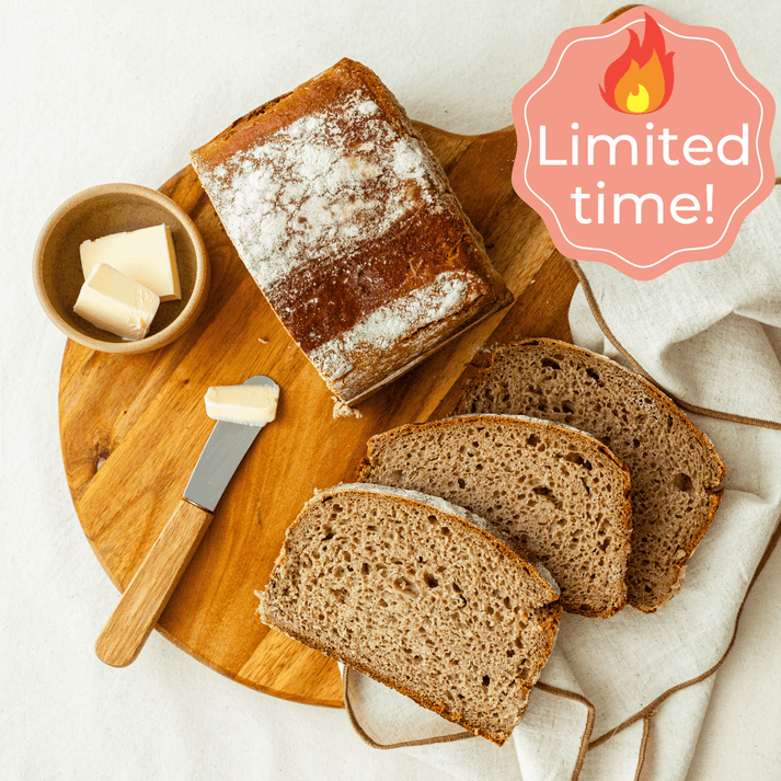 30 Hours Fermented Rye Bread