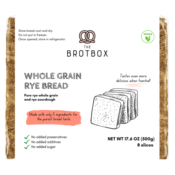 100% Whole Grain Rye Bread