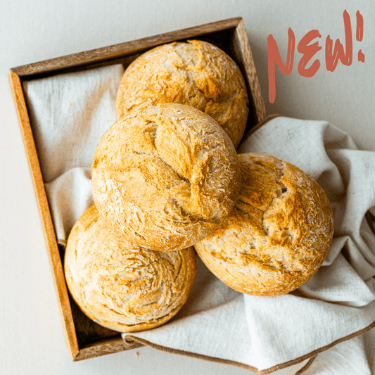 Crusty Golden Potato Rolls (4 pack)
