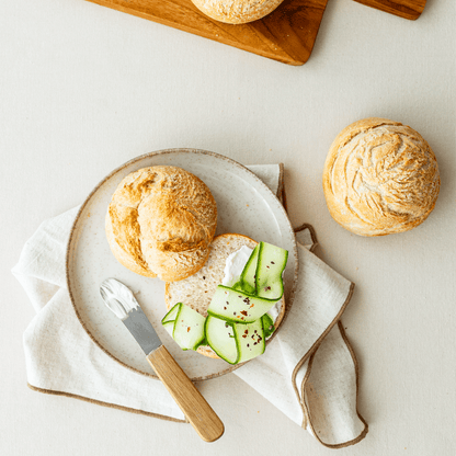 Crusty Golden Potato Rolls (4 pack)